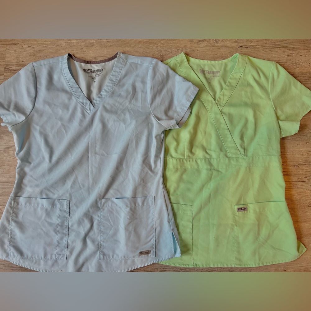 Lot of 2 Scrub Tops